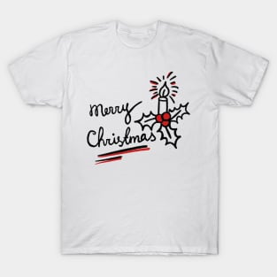 Merry Christmas mistletoe T-Shirt